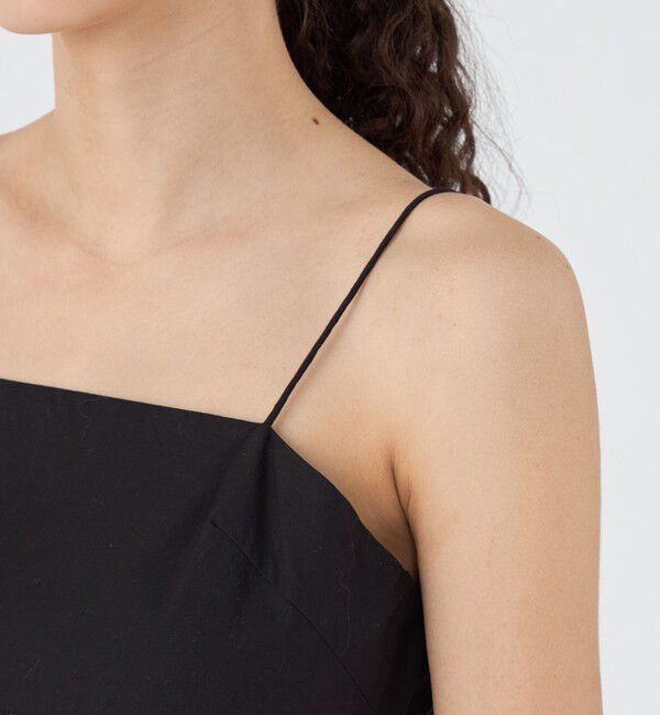 TOMORROWLAND BUYING WEAR「【別注】ne Quittez pas BLACK POPLIN ORGANZE キャミソールトップス」|キャミソール|
