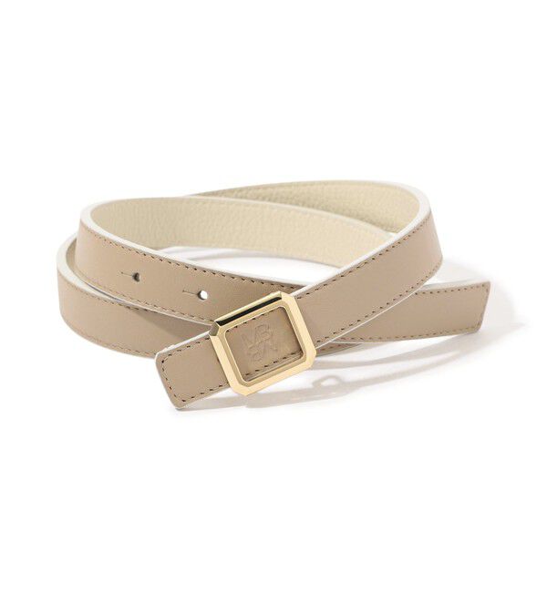 TOMORROWLAND GOODS「MAISON BOINET square buckle ベルト」|ベルト|12 ライトベージュ系