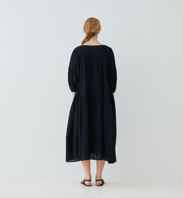 GALERIE VIE「インドコットン ギャザーワンピース」|ワンピース|