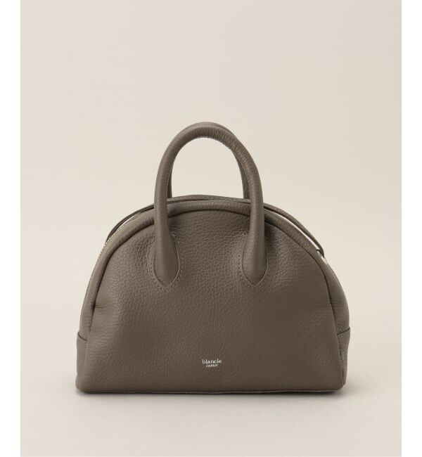  「【blancle/ ブランクレ】S.LETHER 2WAY MINI BOSTON」|ボストンバッグ|グレー