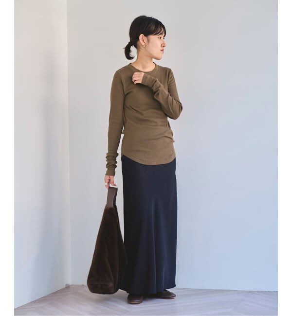 EMILYWEEK「《追加》コットンカシミヤテレコクループルオーバー」|Tシャツ・カットソー|