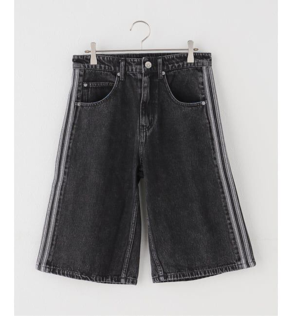 JOINT WORKS「adidas originals / アディダス オリジナルス FIREBIRD ADICOLOR DENIM SHORTS」|その他|ブラック