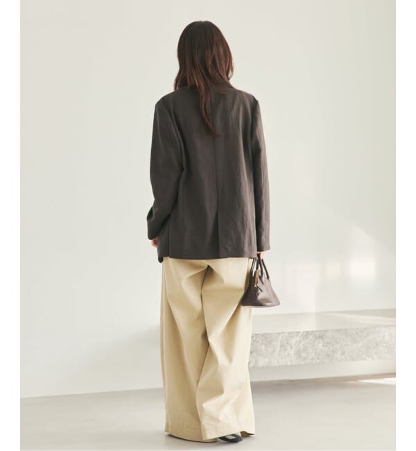 Plage「sandy linen 混 ジャケット」|テーラードジャケット|