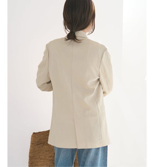 Plage「sandy linen 混 ジャケット」|テーラードジャケット|