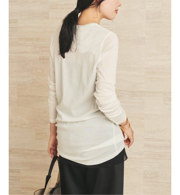 Plage「《追加》LIGHT SHEER LONG Tシャツ 2」|Tシャツ・カットソー|