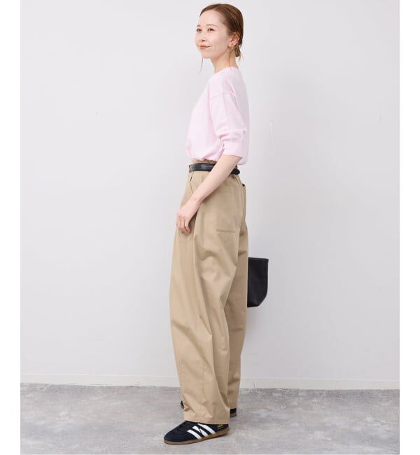 SLOBE IENA「《WEB限定/追加予約/シリーズあり》コットンキュプラハーフスリーブプルオーバー」|ニット・セーター|
