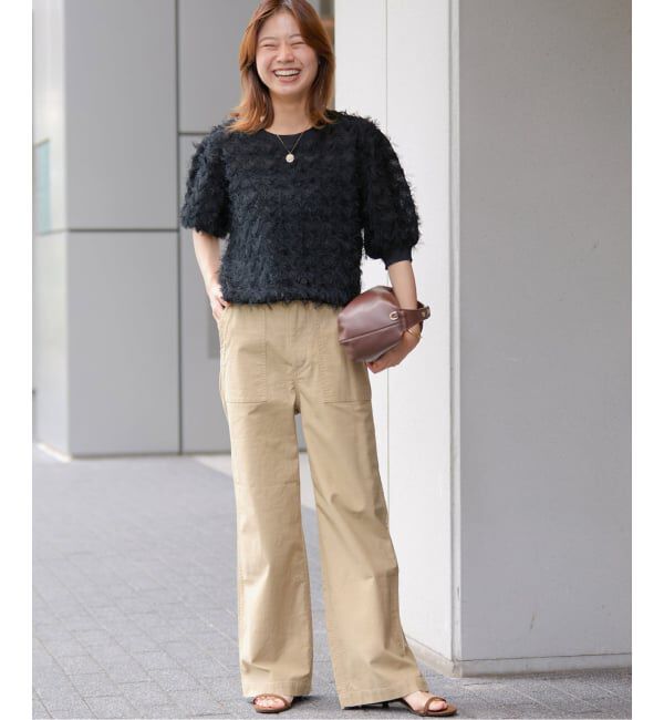 JOURNAL STANDARD relume「《追加 / 新色》フリンジハーフスリーブプルオーバー」|ニット・セーター|