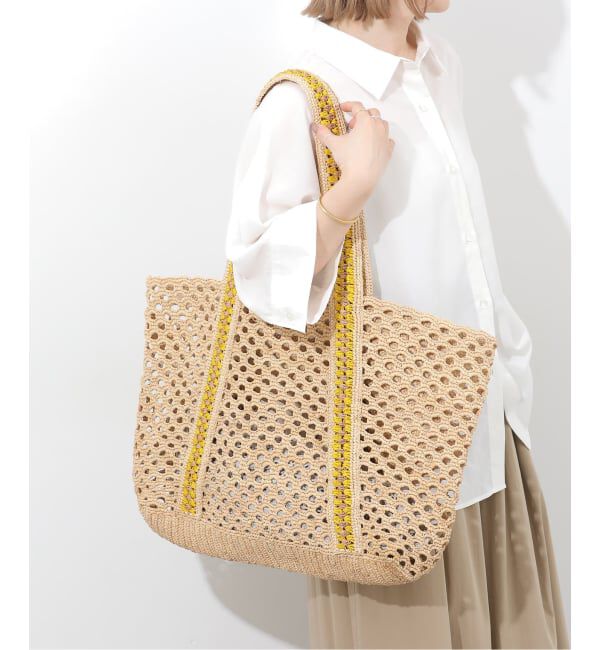 JOURNAL STANDARD relume「【MADE IN MADA /メイドインマダ】 BODO RAFFIA BAG」|かごバッグ|ベージュ
