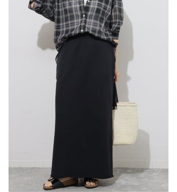 JOURNAL STANDARD relume「《WEB限定追加予約2》スウェットマキシスカート」|スカート|ブラック A