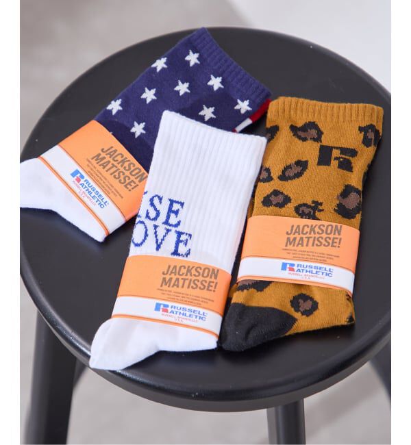 JOURNAL STANDARD「《予約》別注【RUSSELL ATHLETIC*JM for JS】LOGO SOCKS」|ソックス|