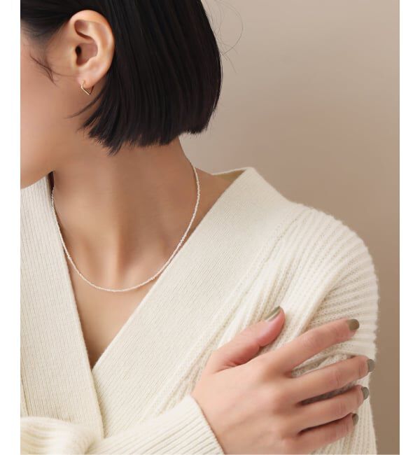 Lilas by Spick&Span「《WEB限定》シードパールチェーンネックレス K10」|ネックレス|