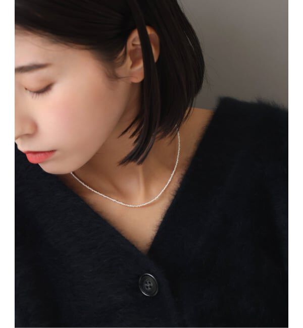 Lilas by Spick&Span「《WEB限定》シードパールチェーンネックレス K10」|ネックレス|