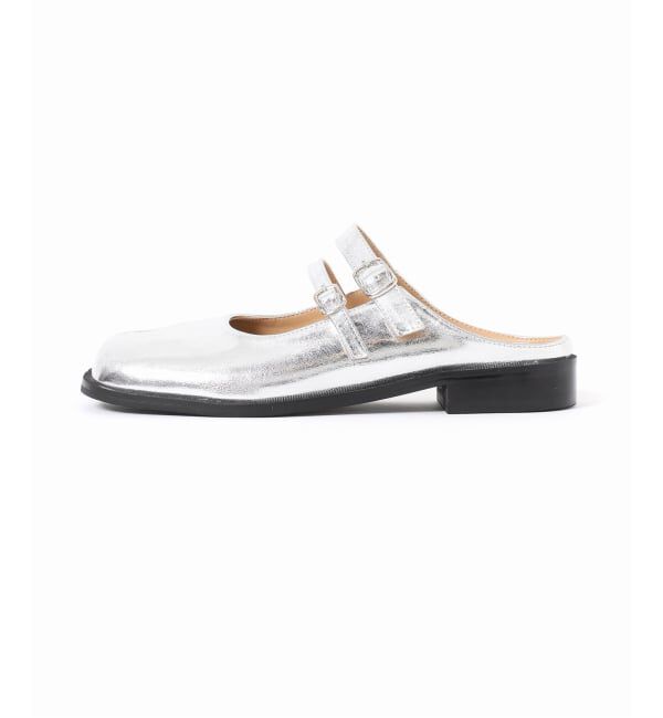U by SPICK&SPAN「PAES/ぺイズ Double Buckle Mule metal」|その他|