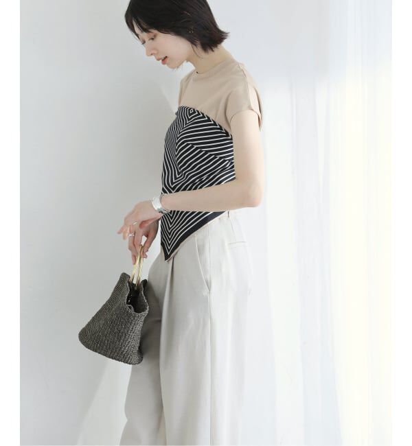  「【洗える】接触冷感スムースハイネックプルオーバー」|Tシャツ・カットソー|