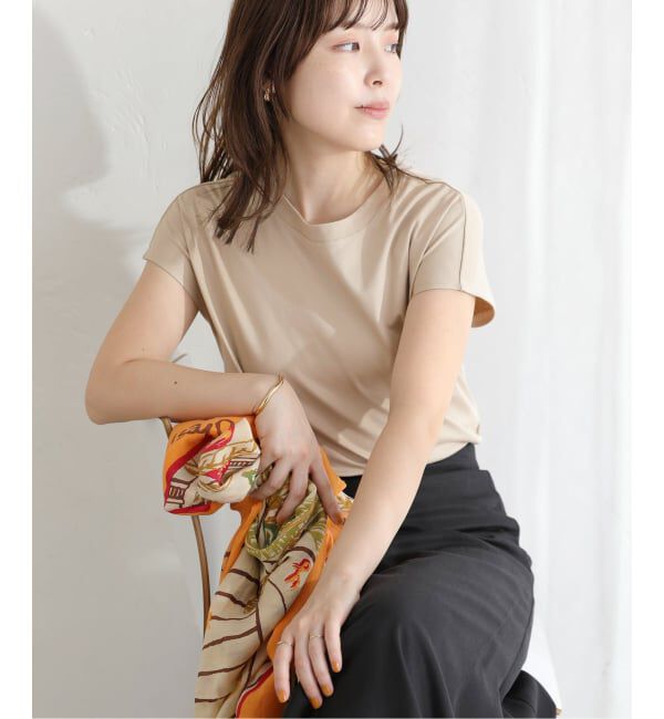  「【洗える】接触冷感スムースハイネックプルオーバー」|Tシャツ・カットソー|