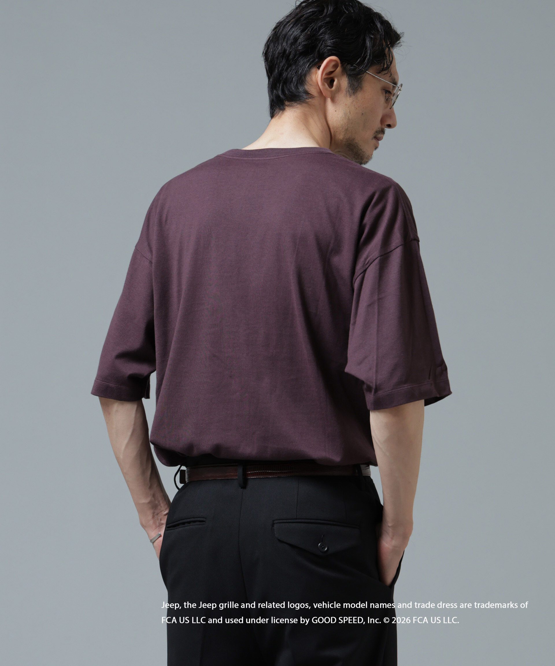 nano･universe「GOOD ROCK SPEED&times;Anti Soaked(R) 汗染み防止 ジープ Tシャツ」|Tシャツ・カットソー|