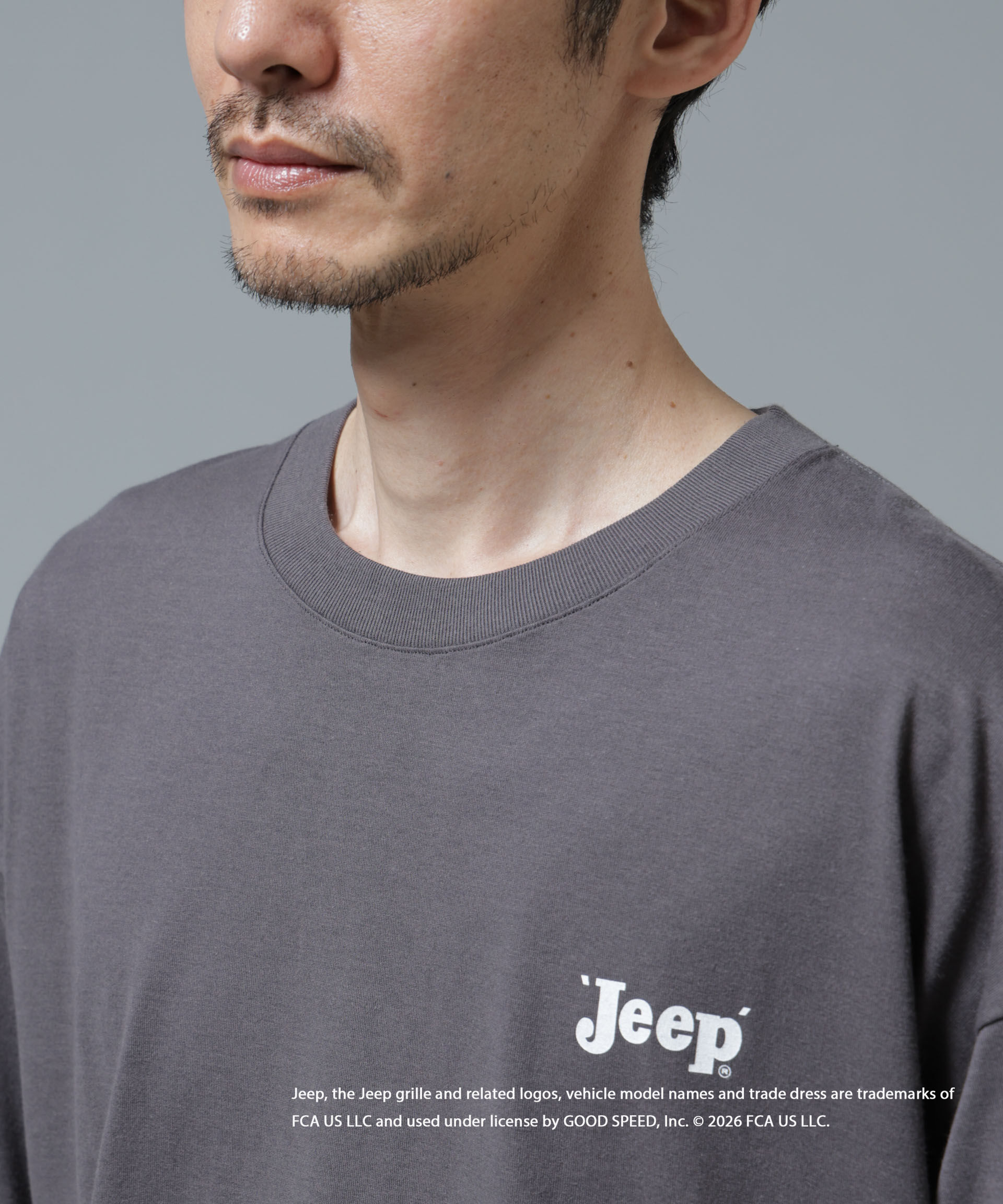 nano･universe「GOOD ROCK SPEED&times;Anti Soaked(R) 汗染み防止 ジープ Tシャツ」|Tシャツ・カットソー|
