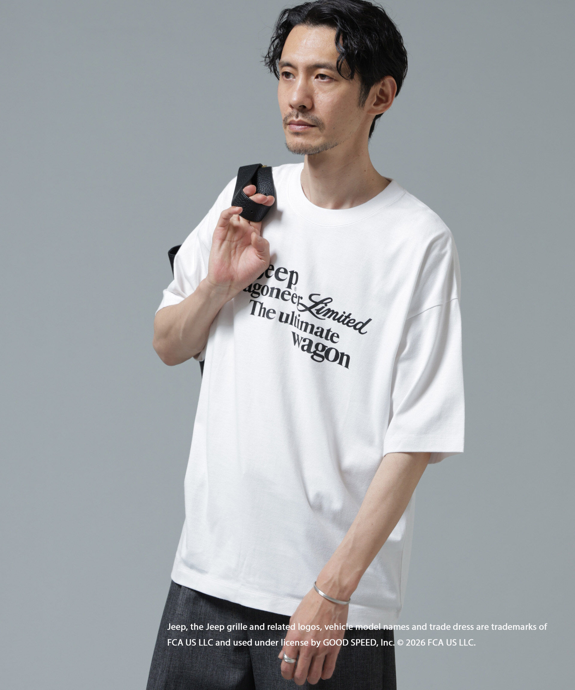 nano･universe「GOOD ROCK SPEED&times;Anti Soaked(R) 汗染み防止 ジープ Tシャツ」|Tシャツ・カットソー|パターン43