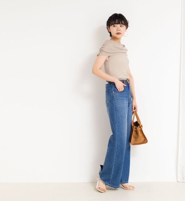 NOLLEY'S sophi「◇【WEB限定カラーあり】《手洗い可能》シアーオフショルプルオーバーニット」|ニット・セーター|