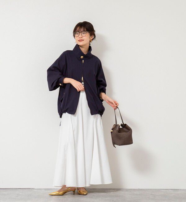 NOLLEY'S「【WEB限定】ウォッシャブルヴィンテージタフタマチ入りマキシスカート」|スカート|