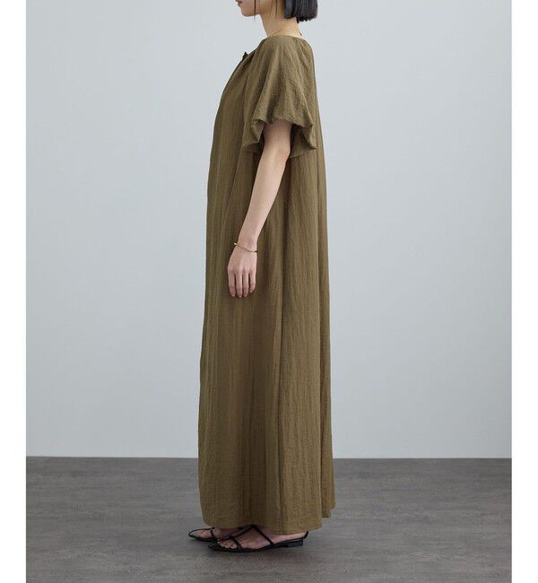 SALON adam et rope'「【WEB限定】2WAYリネンブレンドエンブロイダリーワンピース」|ワンピース|