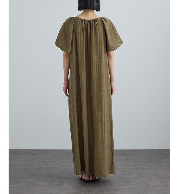 SALON adam et rope'「【WEB限定】2WAYリネンブレンドエンブロイダリーワンピース」|ワンピース|
