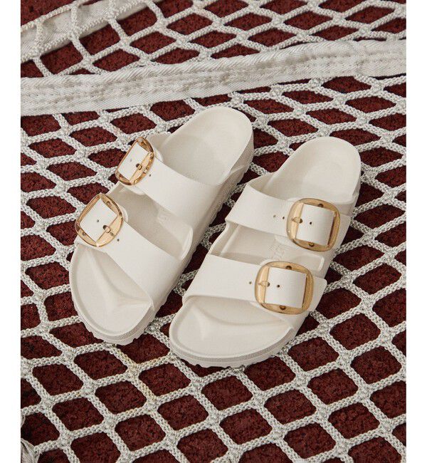 SALON adam et rope'「【BIRKENSTOCK(ビルケンシュトック)】Arizona Big Buckle / アリゾナ ビッグバックル EVA」|サンダル|ホワイト系(11)