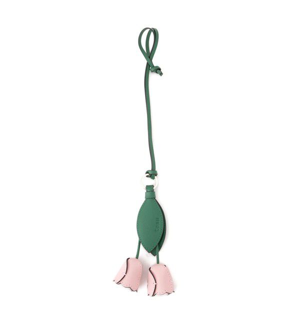ROPE「【teau・牛革】panier tulip ring charm（キー/バッグチャーム・ネックレス）」|チャーム・キーホルダー|