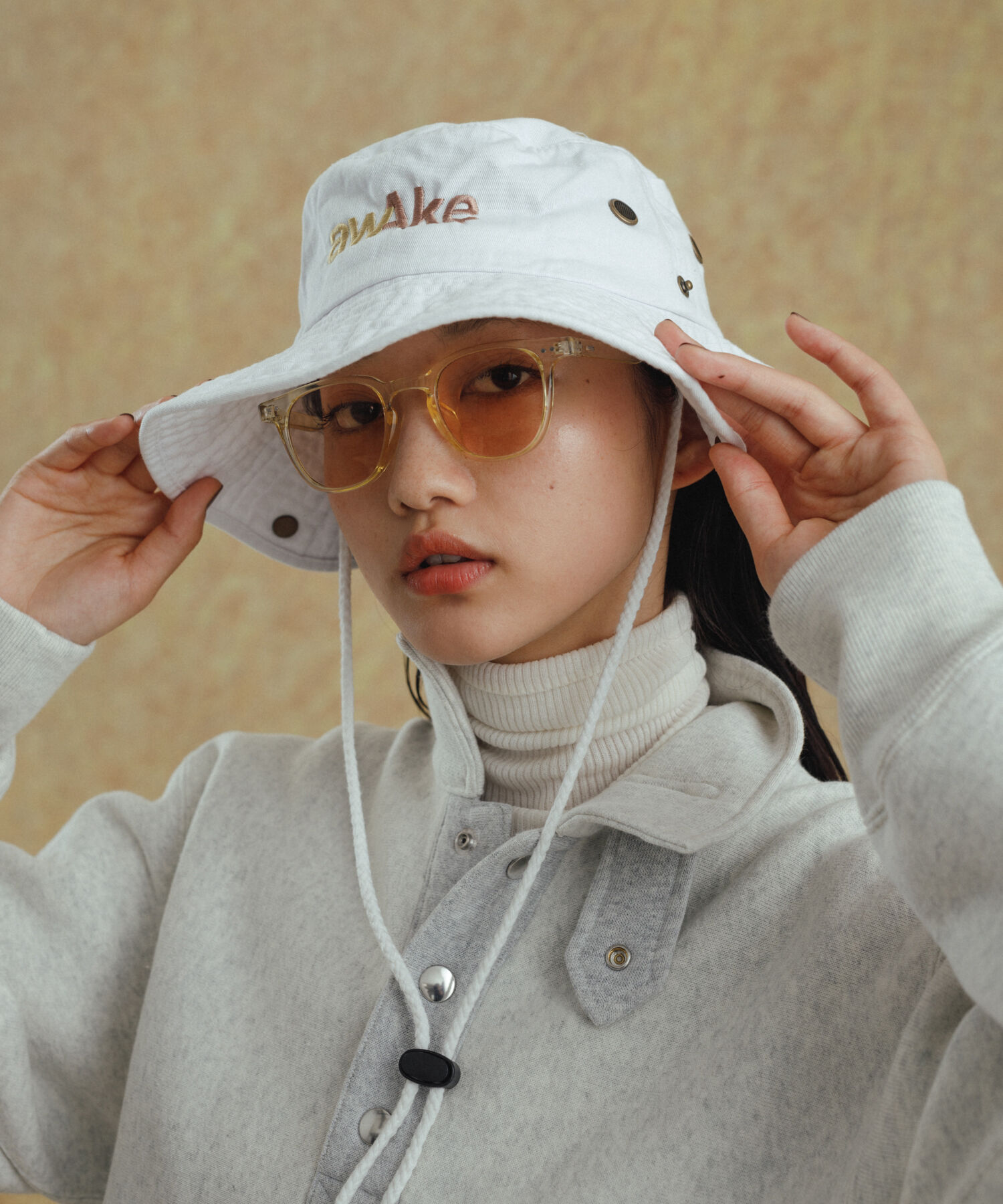 ADAM ET ROPE'「WEB限定《AWAKE&times;ADAM ET ROPE'》CAP&SUNGLASS」|ハット|ホワイト(10)