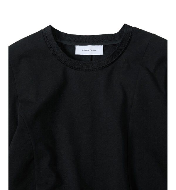 ADAM ET ROPE'「【サステナブル】アシメフレアプルオーバー」|Tシャツ・カットソー|