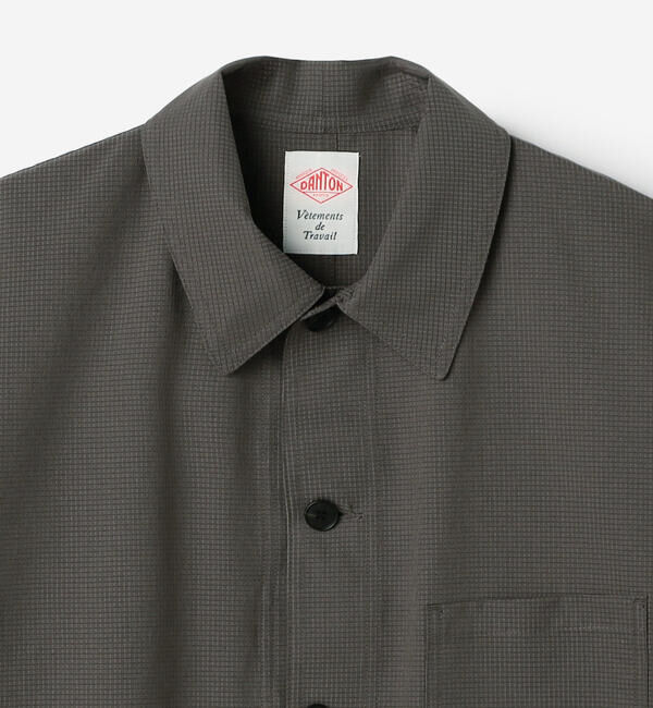 DANTON「DANTON | リップストップ 半袖カバーオールシャツ MEN」|シャツ・ブラウス|