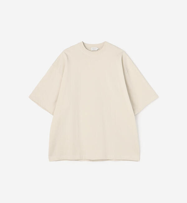 handvaerk「handvaerk | コットン クルーネック半袖Tシャツ MEN」|Tシャツ・カットソー|WHITE系1