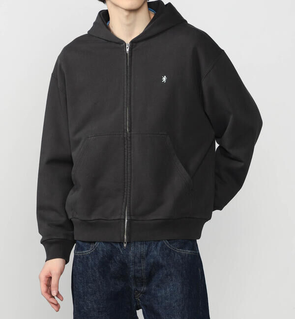 GYMPHLEX「Gymphlex | フレンチテリー ジップパーカー MEN」|スウェット・ジャージ|CHARCOAL