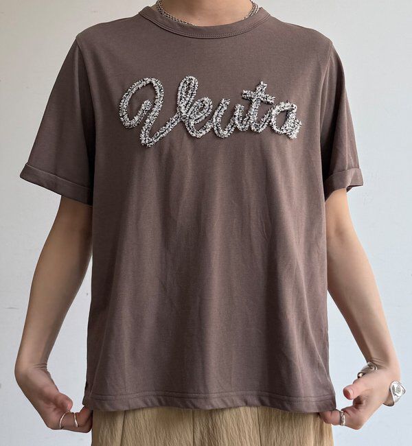  「【WEB限定】フリンジコードロゴTEE」|Tシャツ・カットソー|