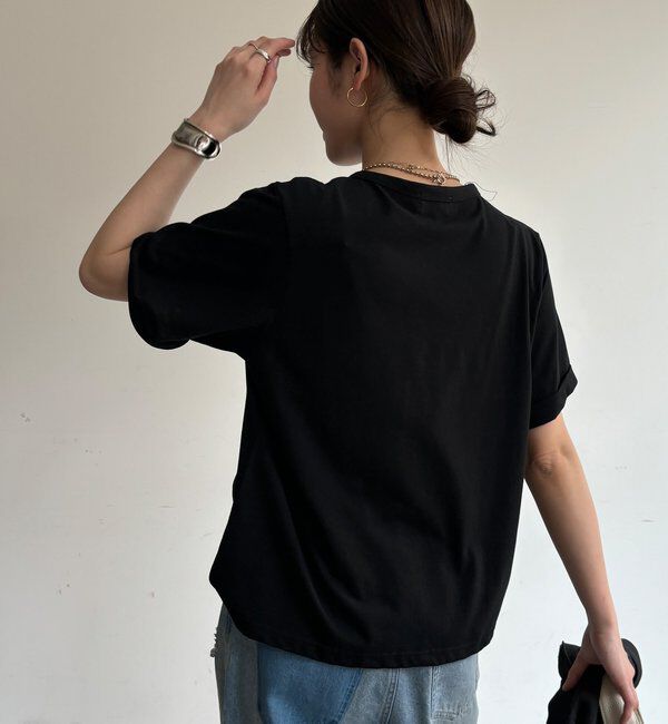  「【WEB限定】フリンジコードロゴTEE」|Tシャツ・カットソー|