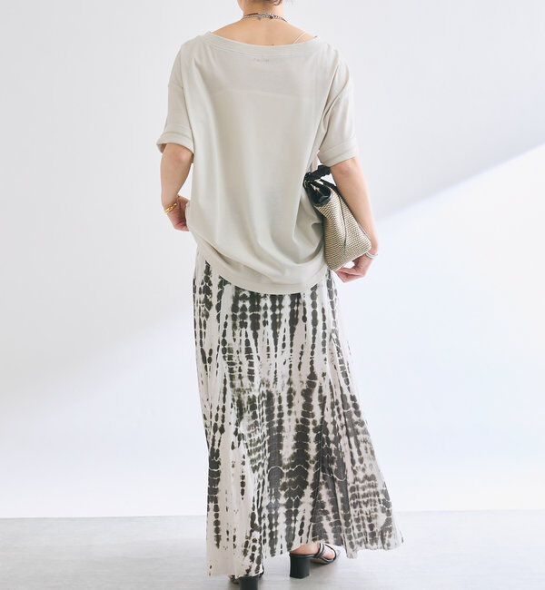  「【A・MONN】【吸水速乾/接触冷感】オープンネックTee」|Tシャツ・カットソー|