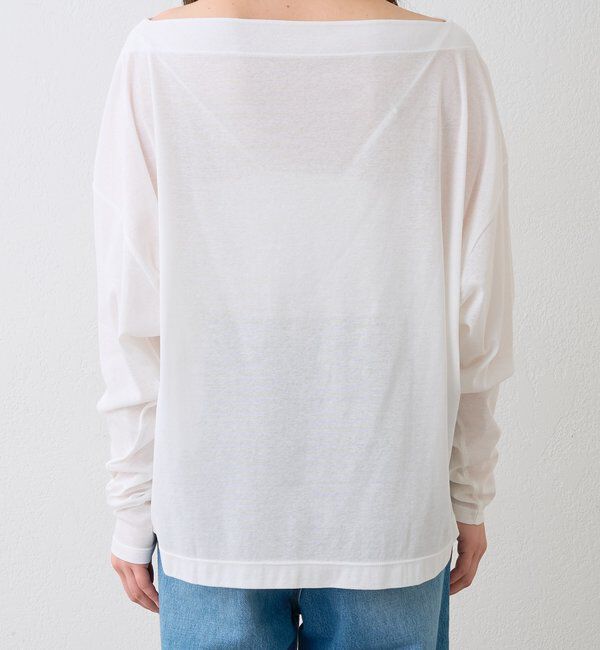  「【大人の肌見せに/抜け感◎】シアードルマンカットソー」|Tシャツ・カットソー|
