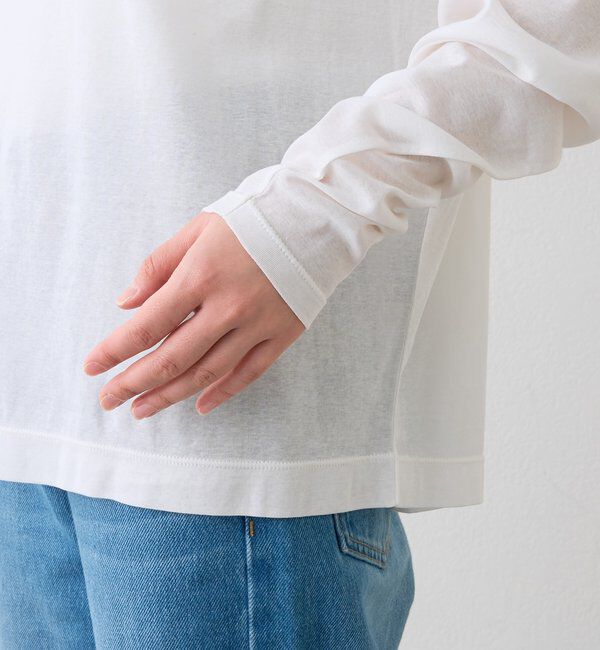  「【大人の肌見せに/抜け感◎】シアードルマンカットソー」|Tシャツ・カットソー|