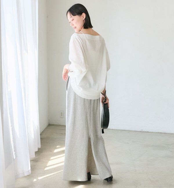  「【大人の肌見せに/抜け感◎】シアードルマンカットソー」|Tシャツ・カットソー|