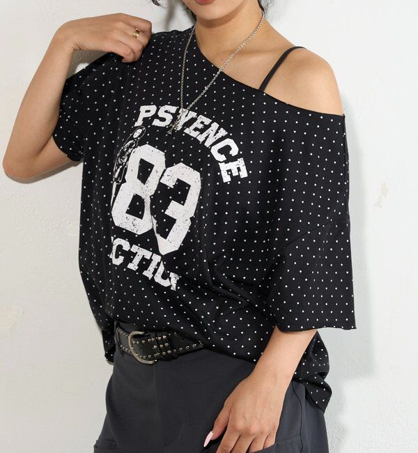  「【新色追加】エリオットオフショルTEE」|Tシャツ・カットソー|