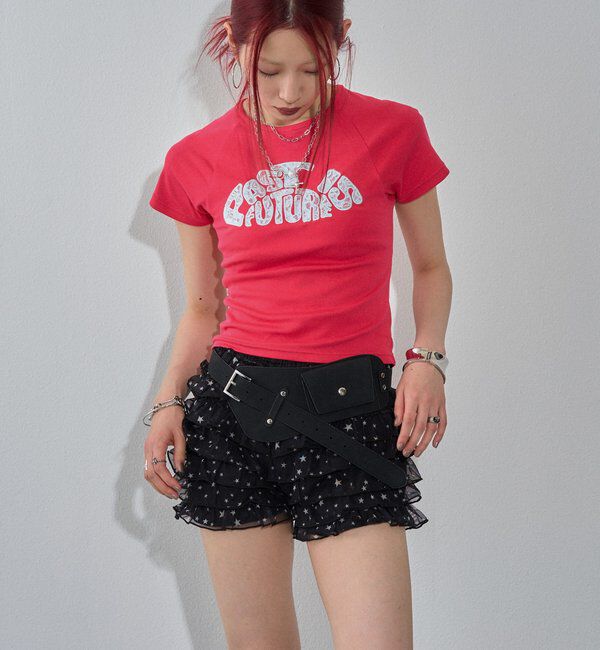  「【新色追加】デフォルメレースロゴチビT」|Tシャツ・カットソー|