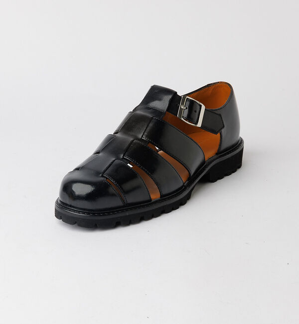 alfredoBANNISTER「【26S/S / 定番人気】軽量 ボリュームソール グルカサンダル」|サンダル|ブラック