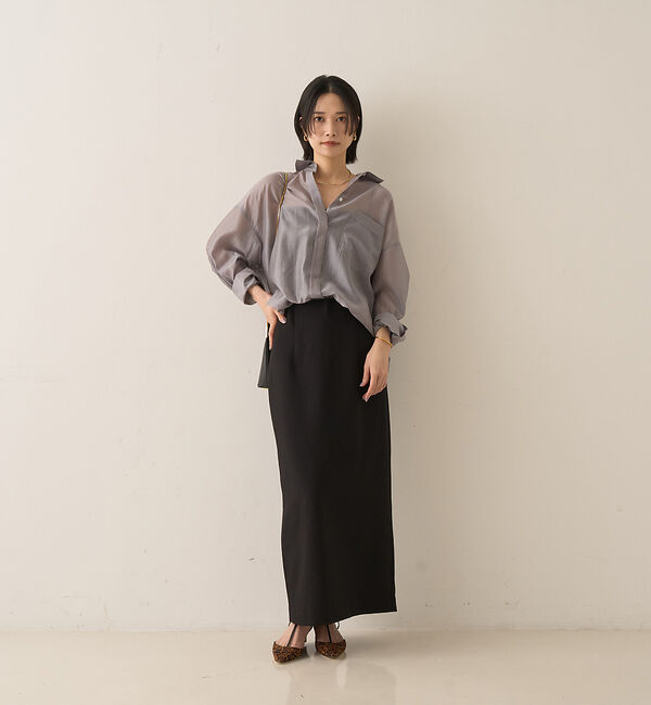 Rouge vif「【新色登場】バックツイストシャツ」|シャツ・ブラウス|