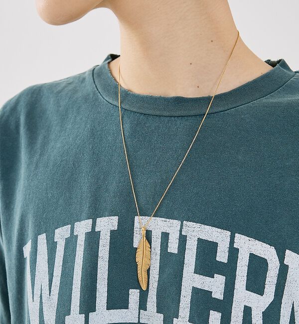 The Store by C' 「【Indian Jewelry】【別注】フェザーネックレス」|ネックレス|ゴールド