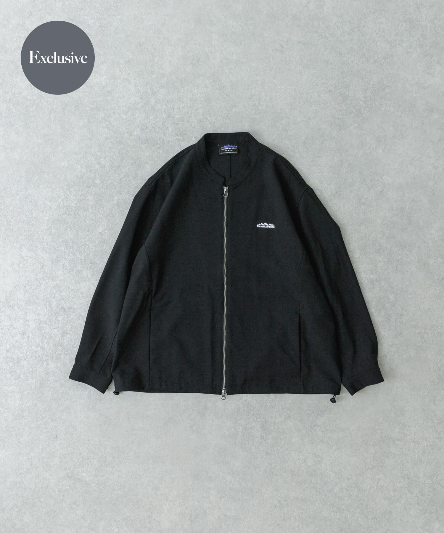 URBAN RESEARCH「『別注』THOUSAND MILE&times;UR　THICK AND THIN BLOUSON」|ブルゾン・スタジャン|ブラック