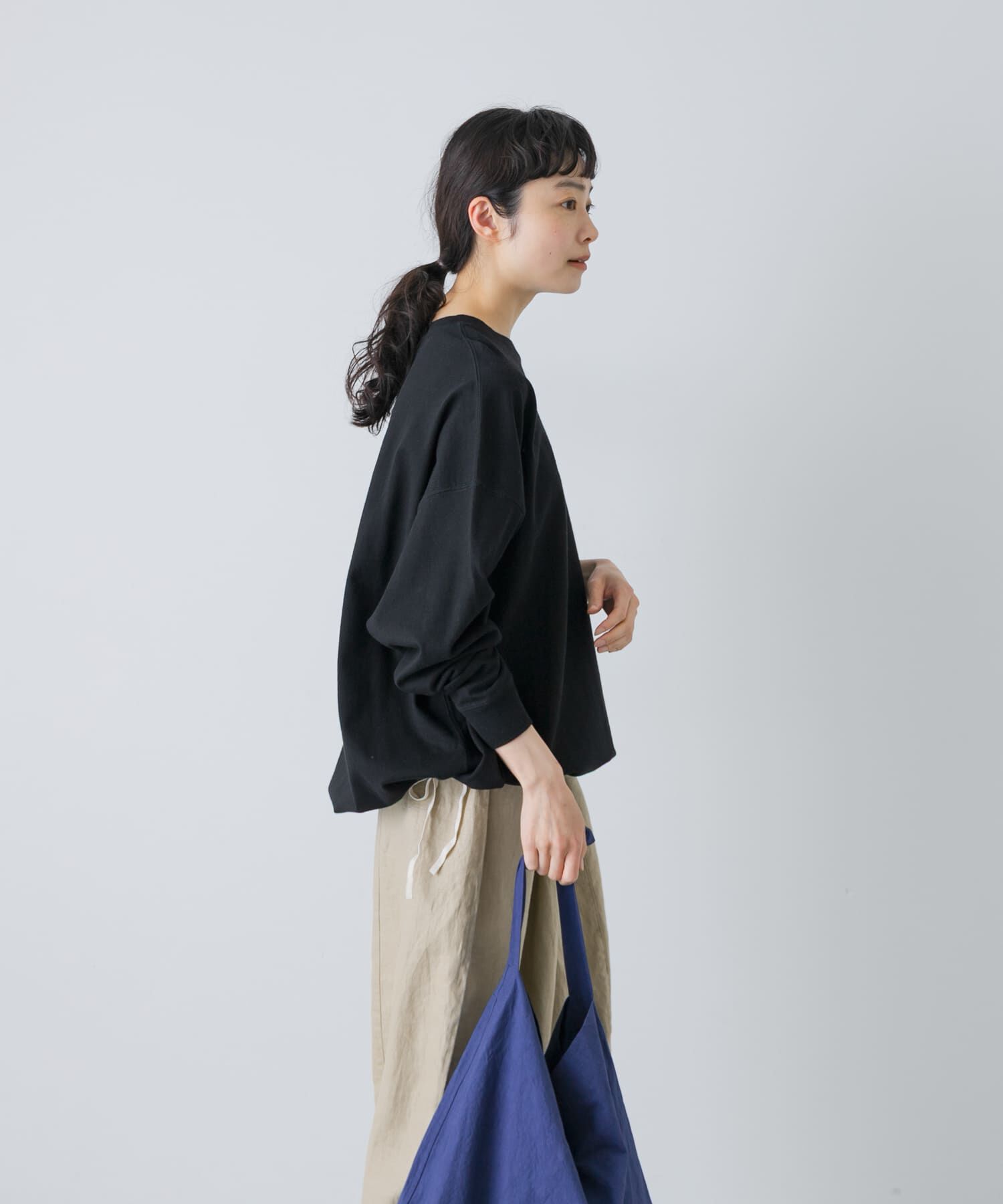 かぐれ「コットンドロストヘムカットソー」|Tシャツ・カットソー|