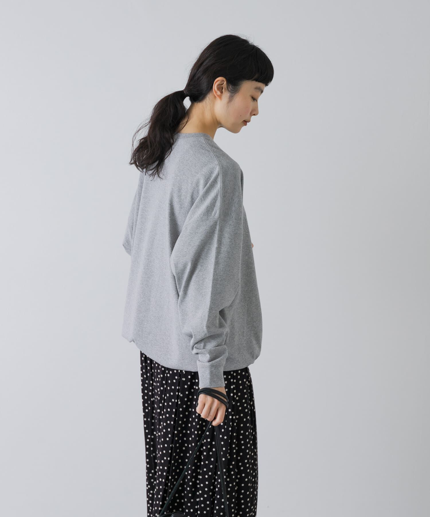 かぐれ「コットンドロストヘムカットソー」|Tシャツ・カットソー|