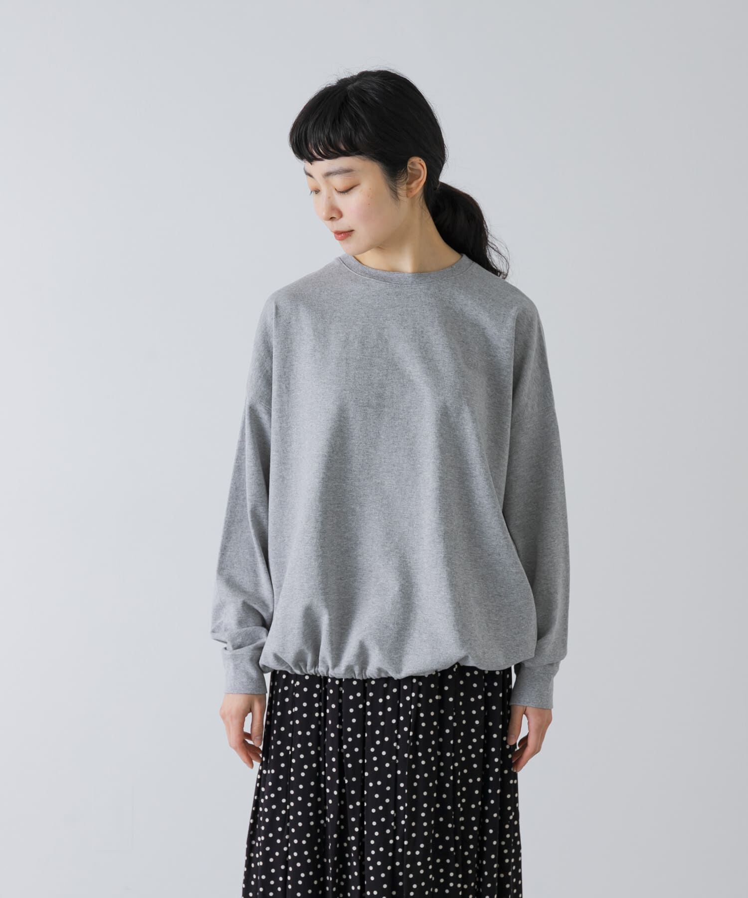 かぐれ「コットンドロストヘムカットソー」|Tシャツ・カットソー|