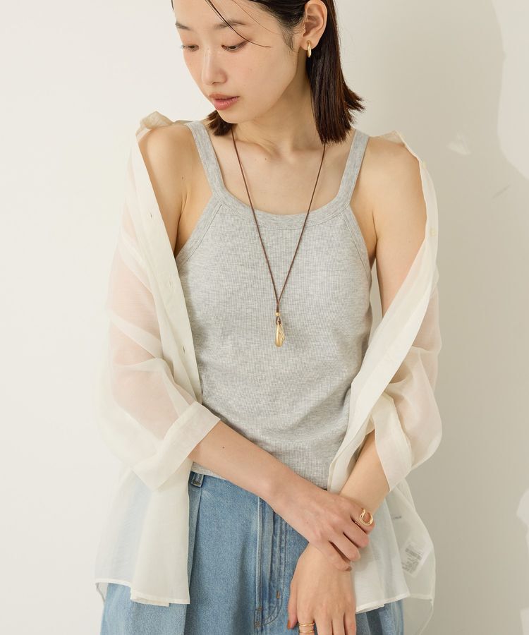 AMERICAN HOLIC「【カップ付き】アメスリタンクトップ」|インナー|Light Gray