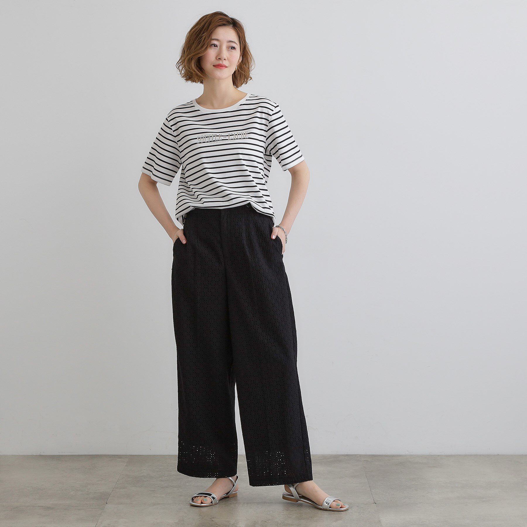 grove「【UVカット・接触冷感】ベーシックロゴTシャツ」|Tシャツ・カットソー|
